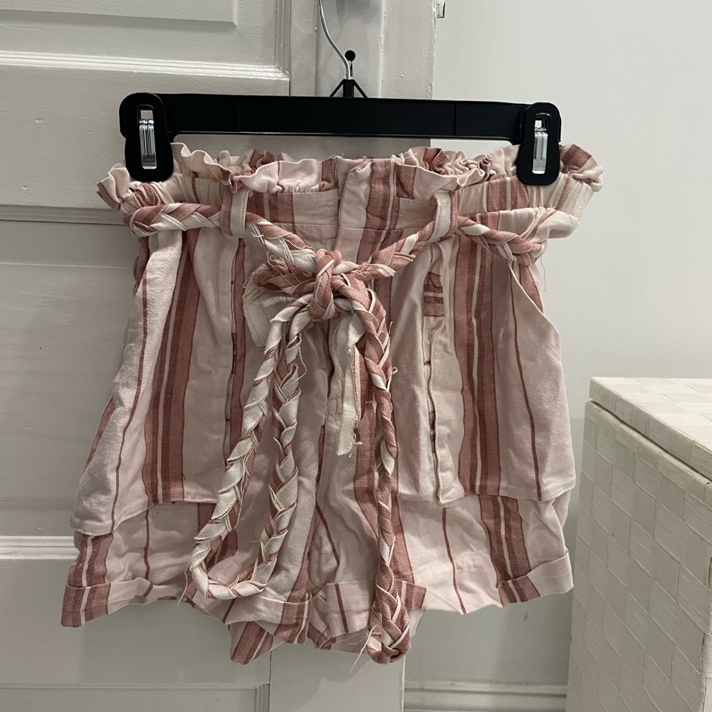 Shabby chic multicolored shorts - size xs.